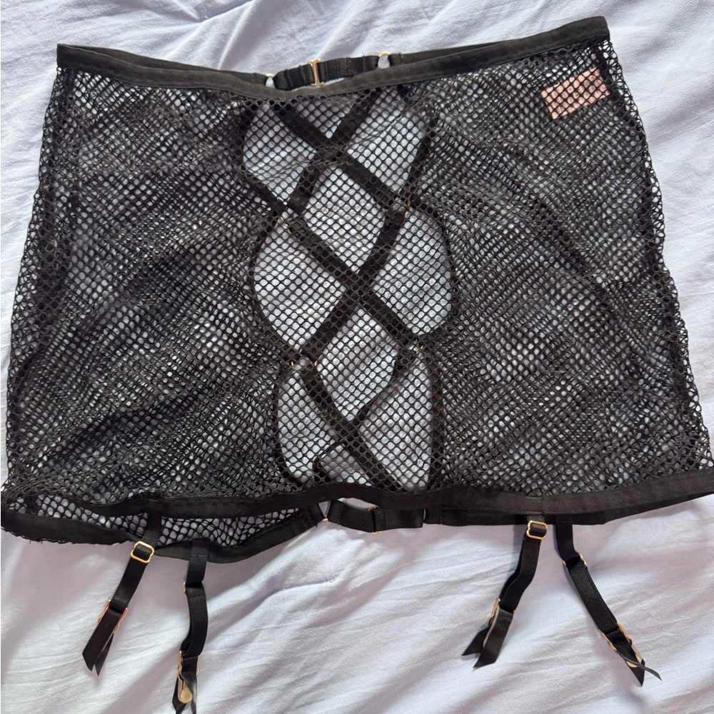 Victoria's Secret Black Fishnet Lingerie